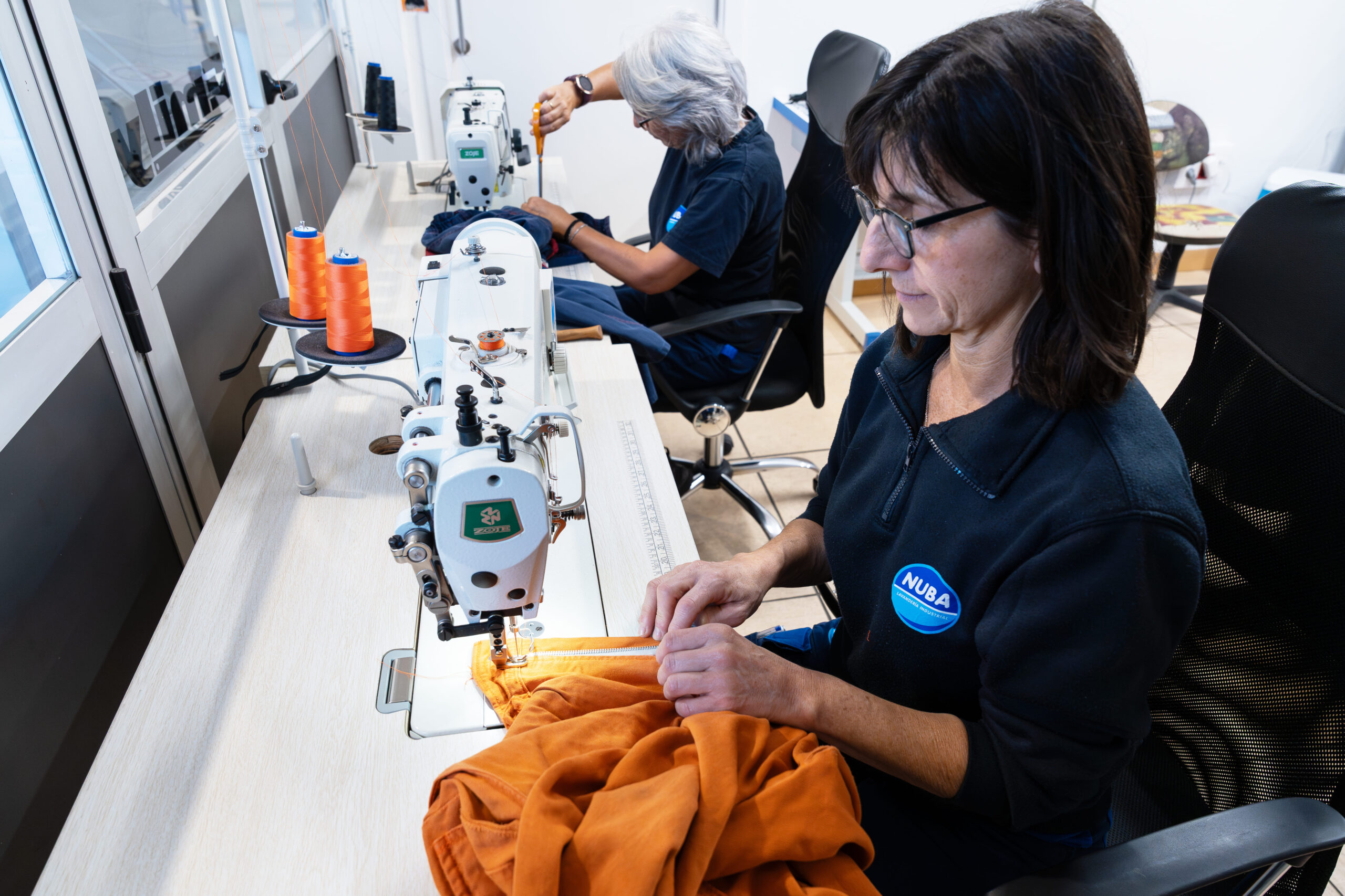 Reparación ropa laboral. lavanderia Nuba