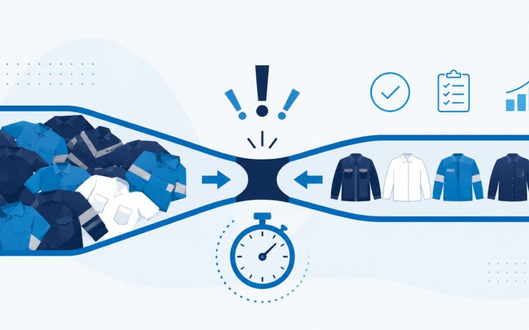 4 problemas clave en la gestión de textiles industriales y cómo evitarlos